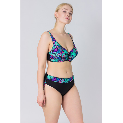 Купальник раздельный SN1932 чёрный для моря и бассейна